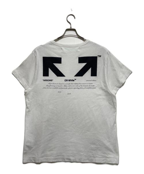 OFFWHITE（オフホワイト）OFFWHITE (オフホワイト) 半袖Tシャツ ホワイト サイズ:SIZE Sの古着・服飾アイテム