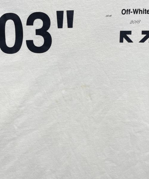 OFFWHITE（オフホワイト）OFFWHITE (オフホワイト) 半袖Tシャツ ホワイト サイズ:SIZE Sの古着・服飾アイテム