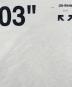 中古・古着 OFFWHITE (オフホワイト) 半袖Tシャツ ホワイト サイズ:SIZE S：7000円
