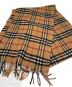 BURBERRY LONDON (バーバリーロンドン) マフラー ベージュ：6000円