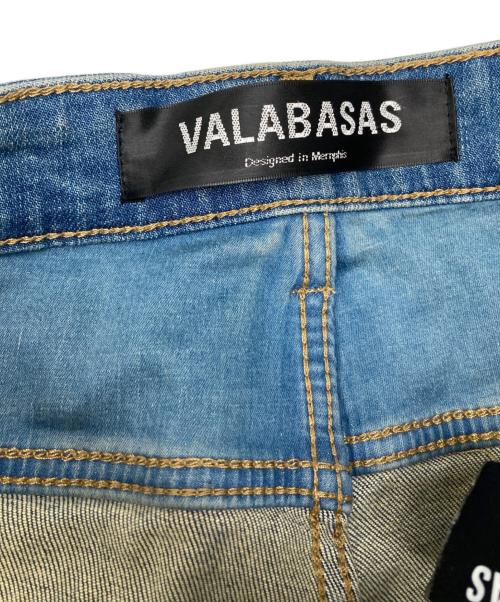 VALABASAS（バラバサス）VALABASAS (バラバサス) スキニーデニムパンツ ブルー サイズ:30の古着・服飾アイテム