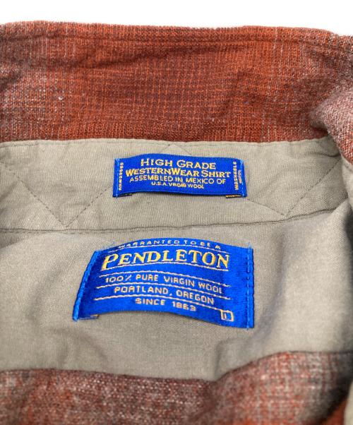 PENDLETON（ペンドルトン）PENDLETON (ペンドルトン) 長袖シャツ レッド サイズ:Lの古着・服飾アイテム