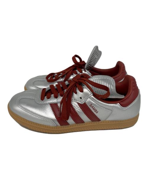 adidas（アディダス）adidas (アディダス) SAMBA LT ブラウン×シルバー サイズ:23cmの古着・服飾アイテム