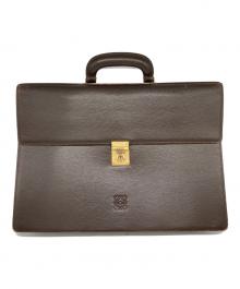 LOEWE（ロエベ）の古着「ビジネスバッグ」｜ブラウン
