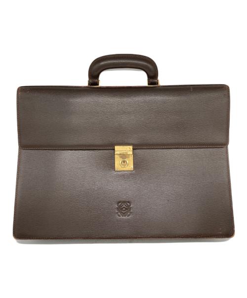 LOEWE（ロエベ）LOEWE (ロエベ) ビジネスバッグ ブラウンの古着・服飾アイテム