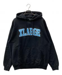 X-LARGE（エクストララージ）の古着「プルオーバーパーカー」｜ブラック