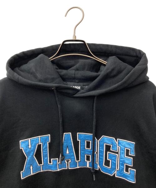 X-LARGE（エクストララージ）X-LARGE (エクストララージ) プルオーバーパーカー ブラック サイズ:XLの古着・服飾アイテム