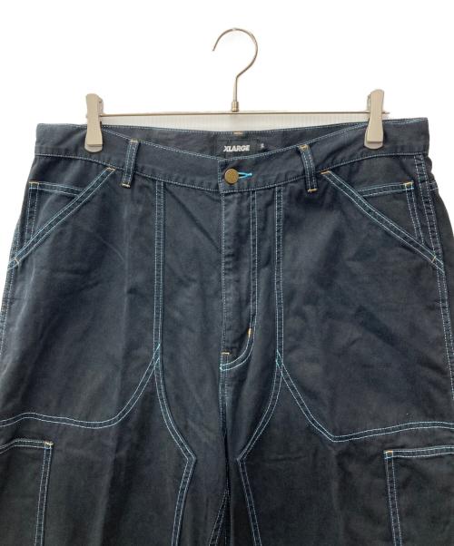 X-LARGE（エクストララージ）X-LARGE (エクストララージ) ステッチペインターパンツ ブラック サイズ:36inchの古着・服飾アイテム
