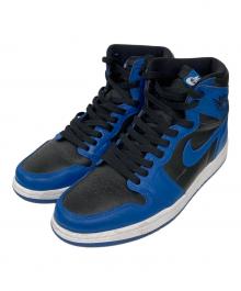 NIKE（ナイキ）の古着「Nike Air Jordan 1 Retro High OG "Dark Marina Blue"（）ナイキ エアジョーダン1 レトロ ハイ OG "ダークマリーナブルー"」｜ブラック×ブルー