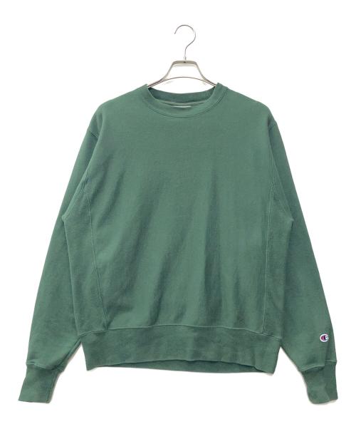 Champion REVERSE WEAVE（チャンピオン リバース ウィーブ）Champion REVERSE WEAVE (チャンピオン リバース ウィーブ) リバースウィーブスウェット グリーン サイズ:XLの古着・服飾アイテム