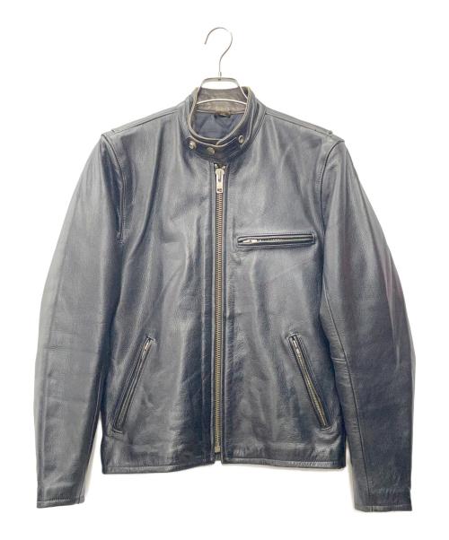 CONTII（コンティ）CONTII (コンティ) レザージャケット ブラック サイズ:36の古着・服飾アイテム