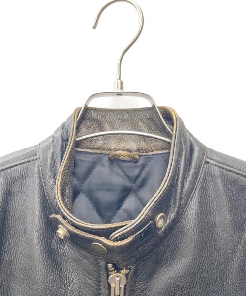 CONTII（コンティ）CONTII (コンティ) レザージャケット ブラック サイズ:36の古着・服飾アイテム