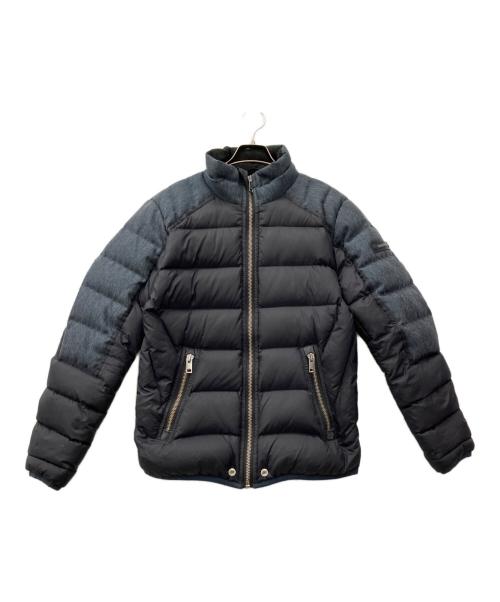 DIESEL（ディーゼル）DIESEL (ディーゼル) ダウンジャケット グレー×ブラック サイズ:Lの古着・服飾アイテム