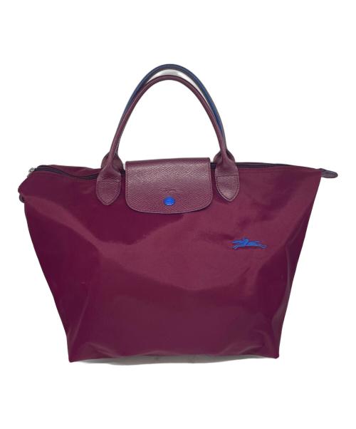 LONGCHAMP（ロンシャン）LONGCHAMP (ロンシャン) トートバッグ パープルの古着・服飾アイテム