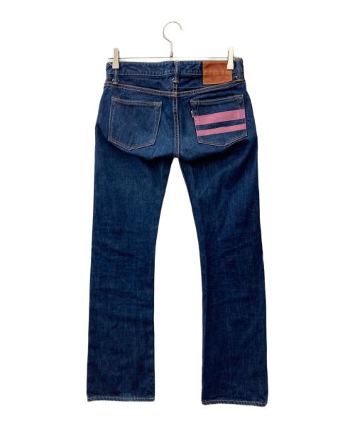 MOMOTARO JEANS（桃太郎ジーンズ）MOMOTARO JEANS (桃太郎ジーンズ) 出陣ブーツカットデニムパンツ インディゴ サイズ:W27の古着・服飾アイテム