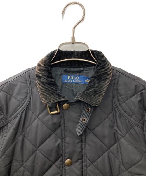 POLO RALPH LAUREN（ポロ・ラルフローレン）POLO RALPH LAUREN (ポロ・ラルフローレン) キルティングジャケット ブラック サイズ:XSの古着・服飾アイテム