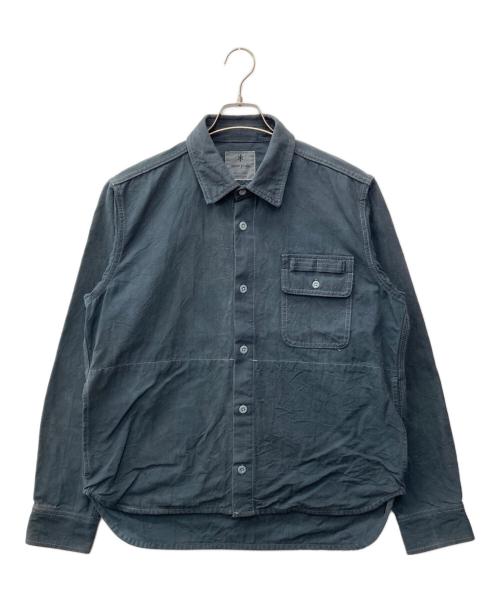 Snow peak（スノーピーク）Snow peak (スノーピーク) ワークシャツ グレー サイズ:Ｍの古着・服飾アイテム
