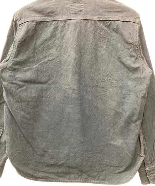 Snow peak（スノーピーク）Snow peak (スノーピーク) ワークシャツ グレー サイズ:Ｍの古着・服飾アイテム