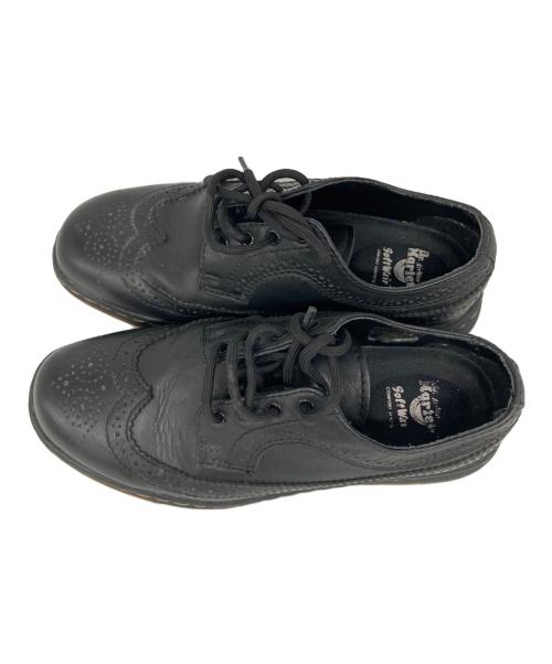 Dr.Martens（ドクターマーチン）Dr.Martens (ドクターマーチン) ウィングチップシューズ ブラック サイズ:24cmの古着・服飾アイテム