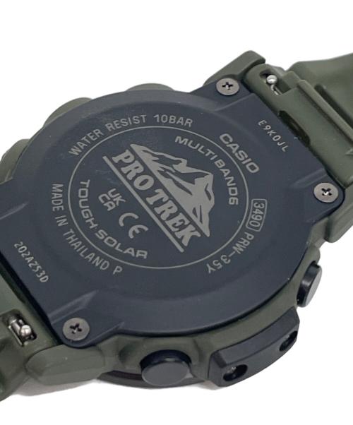 CASIO（カシオ）CASIO (カシオ) プロトレック Climber Line オリーブの古着・服飾アイテム
