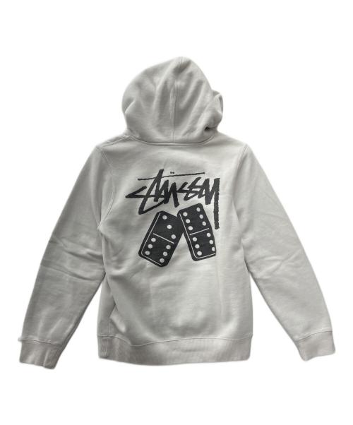stussy（ステューシー）stussy (ステューシー) プルオーバーパーカー アイボリー サイズ:Sの古着・服飾アイテム