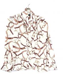 RALPH LAUREN（ラルフローレン）の古着「シャツブラウス」｜ブラウン×ベージュ