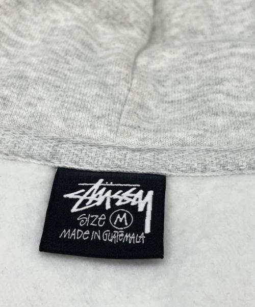 stussy（ステューシー）stussy (ステューシー) Dot Sport Zip Hoodie ライトグレー サイズ:Ｍの古着・服飾アイテム