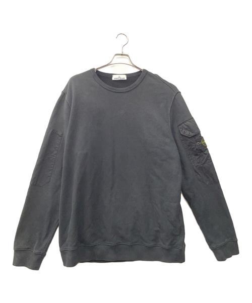 STONE ISLAND（ストーンアイランド）STONE ISLAND (ストーンアイランド) パッチスウェット ブラック サイズ:XXLの古着・服飾アイテム