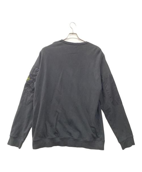 STONE ISLAND（ストーンアイランド）STONE ISLAND (ストーンアイランド) パッチスウェット ブラック サイズ:XXLの古着・服飾アイテム