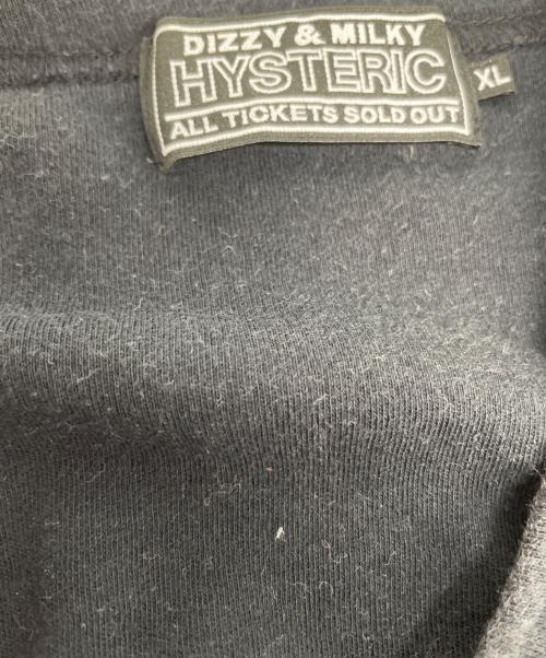 Hysteric Glamour（ヒステリックグラマー）Hysteric Glamour (ヒステリックグラマー) 半袖カットソー ブラック サイズ:XLの古着・服飾アイテム