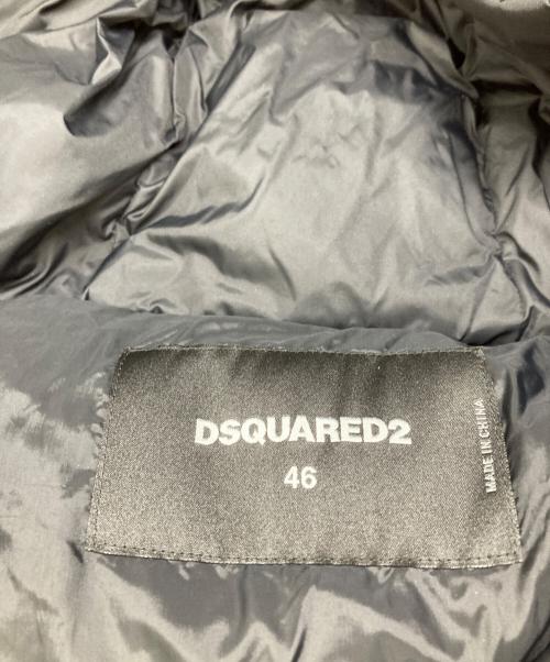 DSQUARED2（ディースクエアード）DSQUARED2 (ディースクエアード) ダウンジャケット オレンジ×ブラック サイズ:46の古着・服飾アイテム