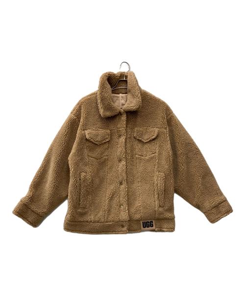 UGG（アグ）UGG (アグ) ボアジャケット ベージュ サイズ:Lの古着・服飾アイテム