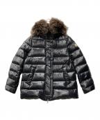 MONCLERモンクレール）の古着「ファーダウンジャケット　TARIER GIUBBOTTO」｜ブラック