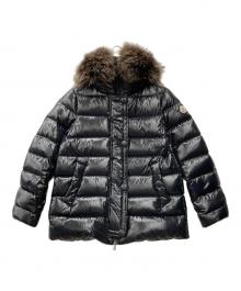 MONCLER（モンクレール）の古着「ファーダウンジャケット　TARIER GIUBBOTTO」｜ブラック