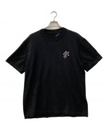 LOUIS VUITTON（ルイ ヴィトン）の古着「シグネチャーショートスリーブ ニット」｜ブラック