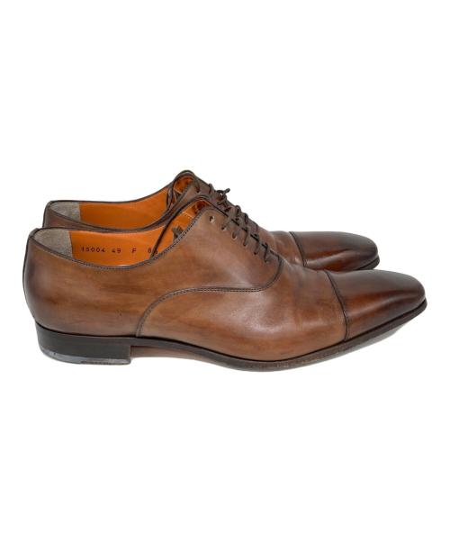 Santoni（サントーニ）Santoni (サントーニ) ストレートチップシューズ ブラウン サイズ:8 1/2の古着・服飾アイテム