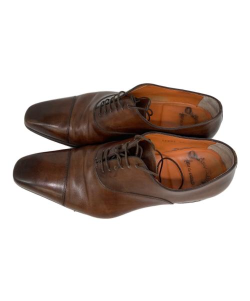 Santoni（サントーニ）Santoni (サントーニ) ストレートチップシューズ ブラウン サイズ:8 1/2の古着・服飾アイテム