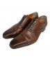 Santoni（サントーニ）の古着「ストレートチップシューズ」｜ブラウン