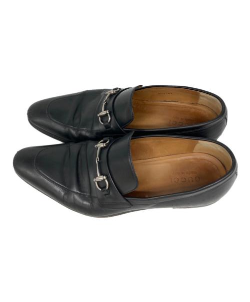 GUCCI（グッチ）GUCCI (グッチ) ビットローファー ブラック サイズ:9 1/2の古着・服飾アイテム