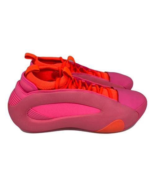 adidas（アディダス）adidas (アディダス) ハーデン ボリューム8 ピンク×オレンジ サイズ:28cmの古着・服飾アイテム