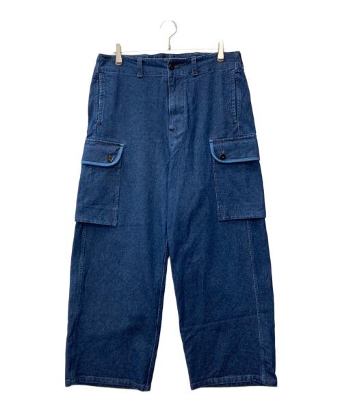 ARMY TWILL（アーミーツイル）ARMY TWILL (アーミーツイル) デニムカーゴパンツ インディゴ サイズ:Lの古着・服飾アイテム