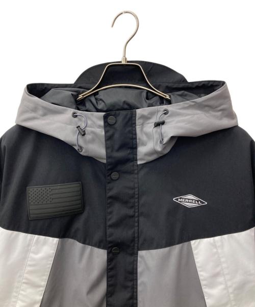 MERRELL（メレル）MERRELL (メレル) マウンテンパーカー ブラック×グレー×ホワイト サイズ:105の古着・服飾アイテム