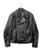 PAUL SMITHポールスミス）の古着「ラムレザージャケット」｜ブラック