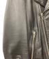 中古・古着 PAUL SMITH (ポールスミス) ラムレザージャケット ブラック サイズ:L：13000円