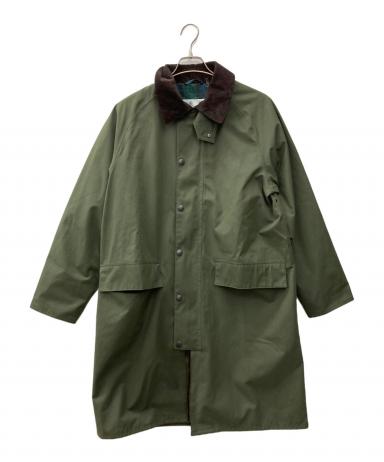 中古・古着通販】Barbour (バブアー) BURGHLEY オリーブ×ブラウン