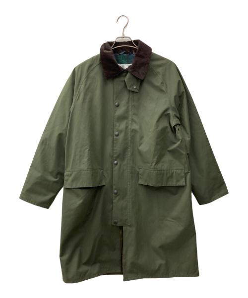 Barbour（バブアー）Barbour (バブアー) BURGHLEY オリーブ×ブラウン サイズ:Lの古着・服飾アイテム