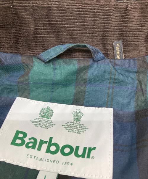 Barbour（バブアー）Barbour (バブアー) BURGHLEY オリーブ×ブラウン サイズ:Lの古着・服飾アイテム