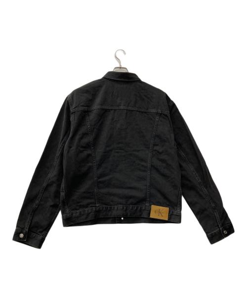 Calvin Klein（カルバンクライン）Calvin Klein (カルバンクライン) クラシックトラッカージャケット ブラック サイズ:XLの古着・服飾アイテム