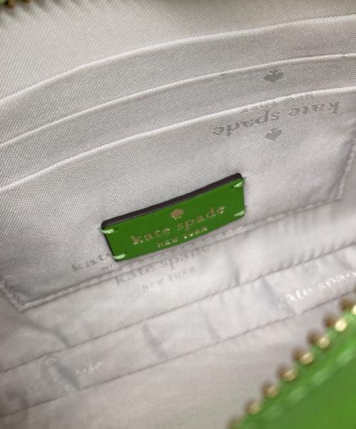 Kate Spade（ケイトスペード）Kate Spade (ケイトスペード) マディソン レジン チェーンポシェット グリーンの古着・服飾アイテム