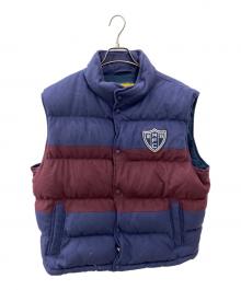 Rugby Ralph Lauren（ラグビーラルフローレン）の古着「ダウンベスト」｜ネイビー×ブラウン